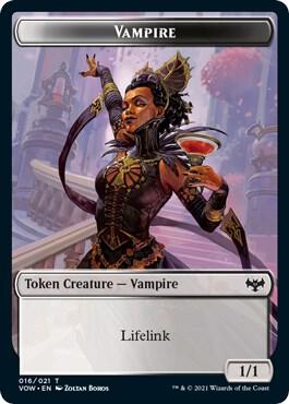 Vampire Token card from Innistrad: Crimson Vow