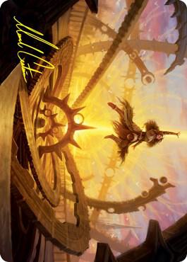 Katilda's Rising Dawn Art Card (Gold-Stamped Signature) card from Art Series: Innistrad: Crimson Vow