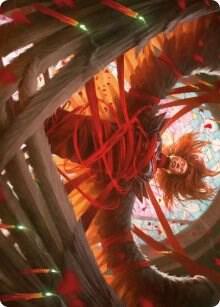 Sigarda's Imprisonment Art Card card from Art Series: Innistrad: Crimson Vow