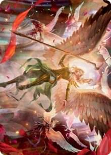 Sigarda's Summons Art Card card from Art Series: Innistrad: Crimson Vow