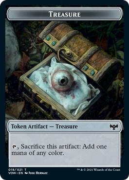Treasure Token card from Innistrad: Crimson Vow