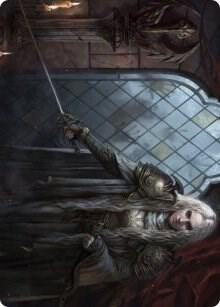 Thalia, Guardian of Thraben Art Card card from Art Series: Innistrad: Crimson Vow