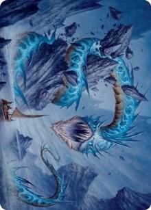 Biolume Serpent Art Card card from Art Series: Innistrad: Crimson Vow