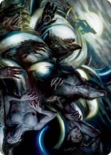 Lunar Rejection Art Card card from Art Series: Innistrad: Crimson Vow