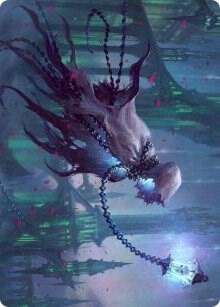 Wanderlight Spirit Art Card card from Art Series: Innistrad: Crimson Vow