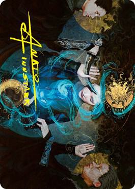 Witness the Future Art Card (Gold-Stamped Signature) card from Art Series: Innistrad: Crimson Vow