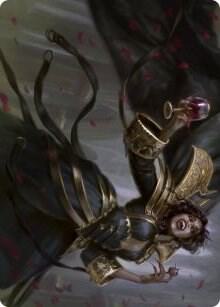 Bloodcrazed Socialite Art Card card from Art Series: Innistrad: Crimson Vow