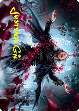 Bloodsoaked Reveler Art Card (Gold-Stamped Signature) card from Art Series: Innistrad: Crimson Vow