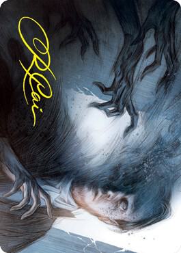 Dread Fugue Art Card (Gold-Stamped Signature) card from Art Series: Innistrad: Crimson Vow