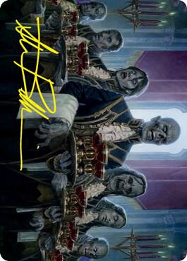 Dying to Serve Art Card (Gold-Stamped Signature) card from Art Series: Innistrad: Crimson Vow