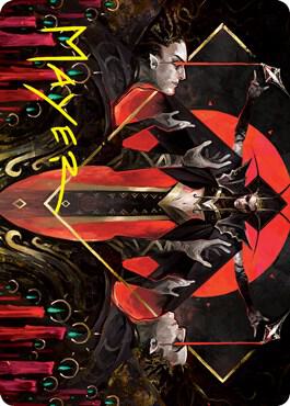 Gift of Fangs Art Card (Gold-Stamped Signature) card from Art Series: Innistrad: Crimson Vow