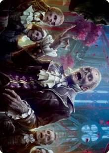 Undead Butler Art Card card from Art Series: Innistrad: Crimson Vow