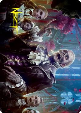 Undead Butler Art Card (Gold-Stamped Signature) card from Art Series: Innistrad: Crimson Vow