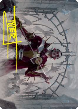 Cemetery Gatekeeper Art Card (Gold-Stamped Signature) card from Art Series: Innistrad: Crimson Vow