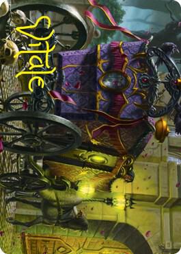 Honeymoon Hearse Art Card (Gold-Stamped Signature) card from Art Series: Innistrad: Crimson Vow