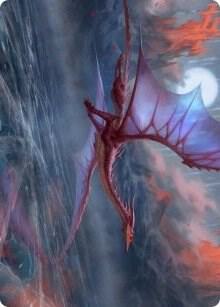 Manaform Hellkite Art Card card from Art Series: Innistrad: Crimson Vow