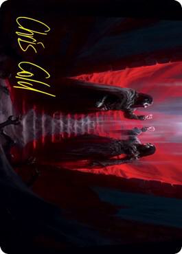 Vampires' Vengeance Art Card (Gold-Stamped Signature) card from Art Series: Innistrad: Crimson Vow