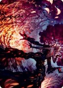 Splendid Reclamation Art Card card from Art Series: Innistrad: Crimson Vow