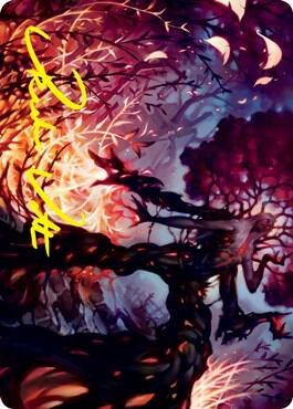 Splendid Reclamation Art Card (Gold-Stamped Signature) card from Art Series: Innistrad: Crimson Vow