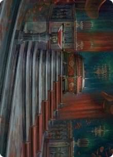 Edgar Markov's Coffin Art Card card from Art Series: Innistrad: Crimson Vow