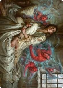 Eruth, Tormented Prophet Art Card card from Art Series: Innistrad: Crimson Vow