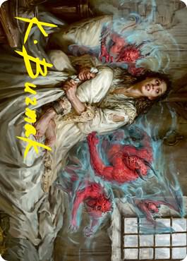 Eruth, Tormented Prophet Art Card (Gold-Stamped Signature) card from Art Series: Innistrad: Crimson Vow