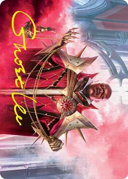 Markov Purifier Art Card (Gold-Stamped Signature) card from Art Series: Innistrad: Crimson Vow
