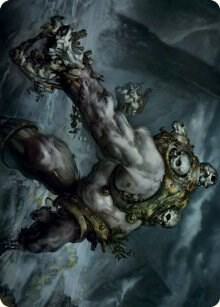 Skull Skaab Art Card card from Art Series: Innistrad: Crimson Vow