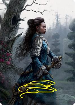 Mina Harker Art Card (Gold-Stamped Signature) card from Art Series: Innistrad: Crimson Vow