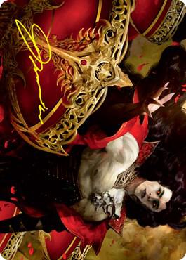 Bloodvial Purveyor Art Card (Gold-Stamped Signature) card from Art Series: Innistrad: Crimson Vow