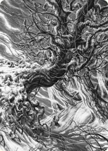 Forest Art Card card from Art Series: Innistrad: Crimson Vow