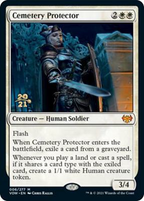 Cemetery Protector card from Prerelease Cards