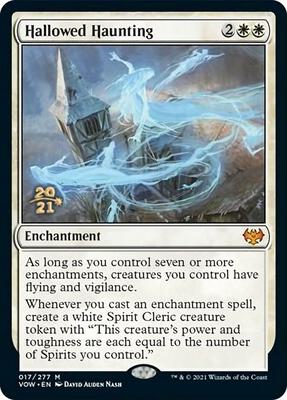 Hallowed Haunting card from Prerelease Cards