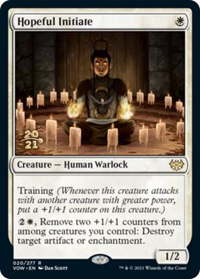 Hopeful Initiate card from Prerelease Cards
