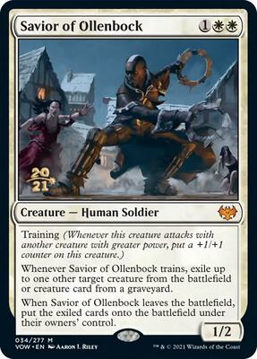 Savior of Ollenbock card from Prerelease Cards