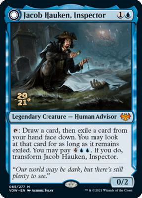 Jacob Hauken, Inspector card from Prerelease Cards