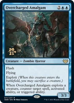 Overcharged Amalgam card from Prerelease Cards