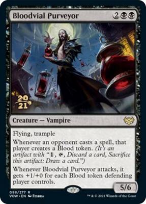 Bloodvial Purveyor card from Prerelease Cards