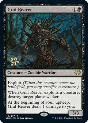 Graf Reaver card from Prerelease Cards