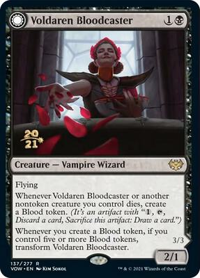 Voldaren Bloodcaster card from Prerelease Cards