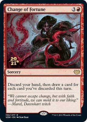 Change of Fortune card from Prerelease Cards