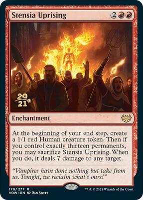 Stensia Uprising card from Prerelease Cards