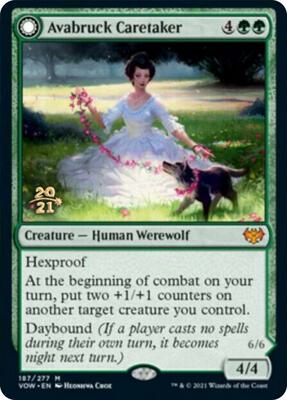 Avabruck Caretaker card from Prerelease Cards
