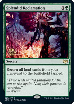 Splendid Reclamation (VOW) card from Prerelease Cards