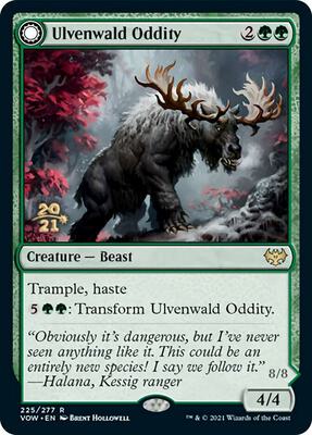 Ulvenwald Oddity card from Prerelease Cards