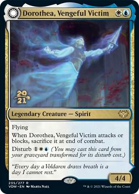 Dorothea, Vengeful Victim card from Prerelease Cards
