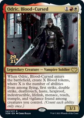 Odric, Blood-Cursed card from Prerelease Cards