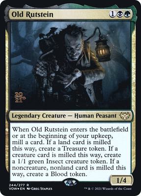 Old Rutstein card from Prerelease Cards