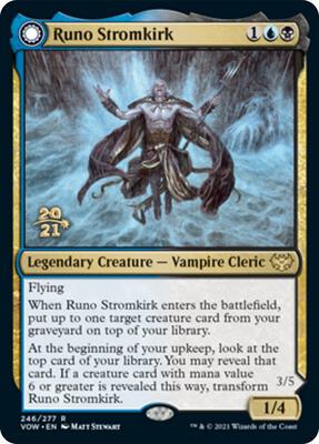 Runo Stromkirk card from Prerelease Cards