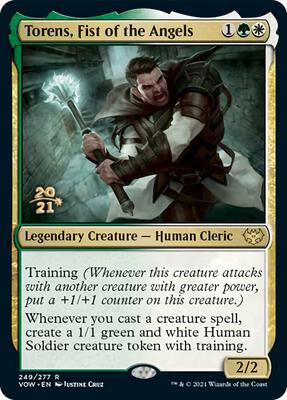 Torens, Fist of the Angels card from Prerelease Cards